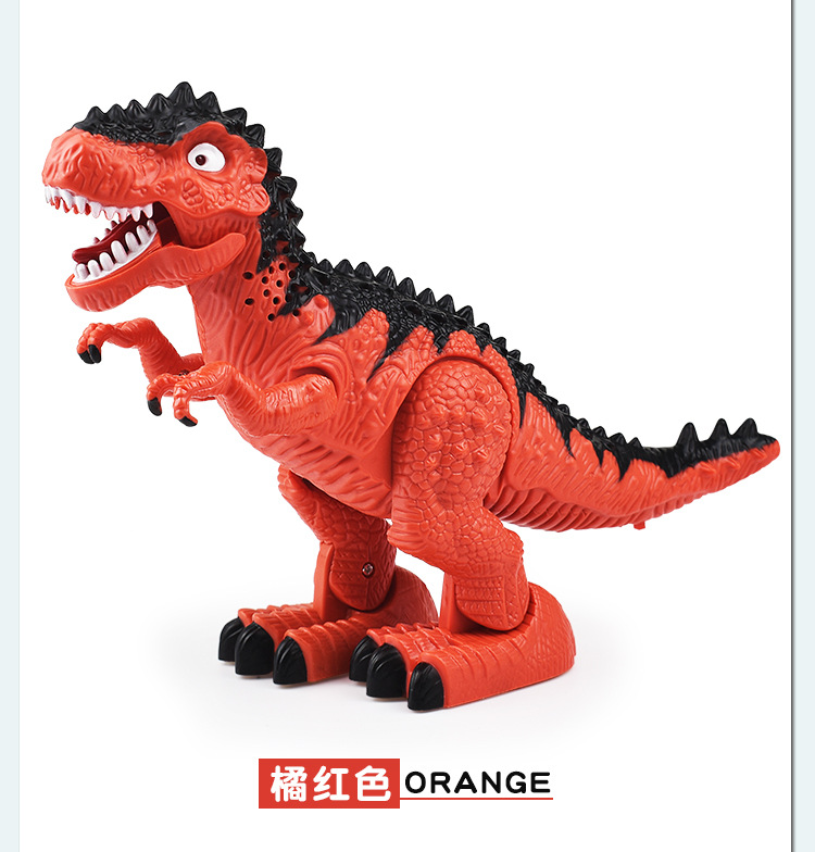 Walking, sound-emitting, illuminated, electric dinosaur toys, simulated Tyrannosaurus rex animal models, wholesale birthday gifts for children pic 11