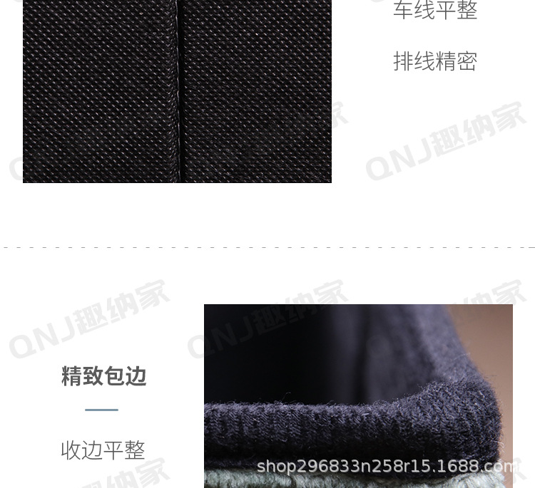 北欧储物凳家用大容量布艺多功能置物凳绒布可坐换鞋凳折叠收纳凳详情7