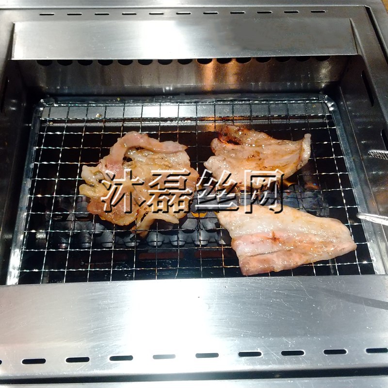 户外烧烤一次性烧烤炉适用便携烤架烧烤篦子包边方形一次性烧烤网详情3