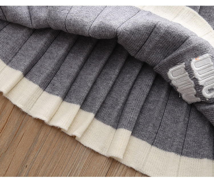 女童学院风裙套装秋冬2024新款洋气儿童jk公主裙宝宝针织两件套详情11