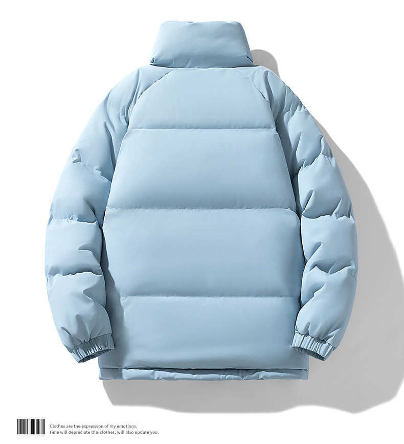 冬季羊羔绒棉衣羽绒棉服男士立领户外面包服加厚保暖外套情侣棉袄详情15