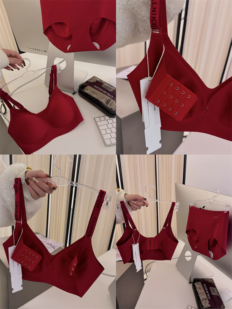 维密同款 软支撑内衣女大胸显小胸聚拢提拉防下垂收副乳文胸套装详情24