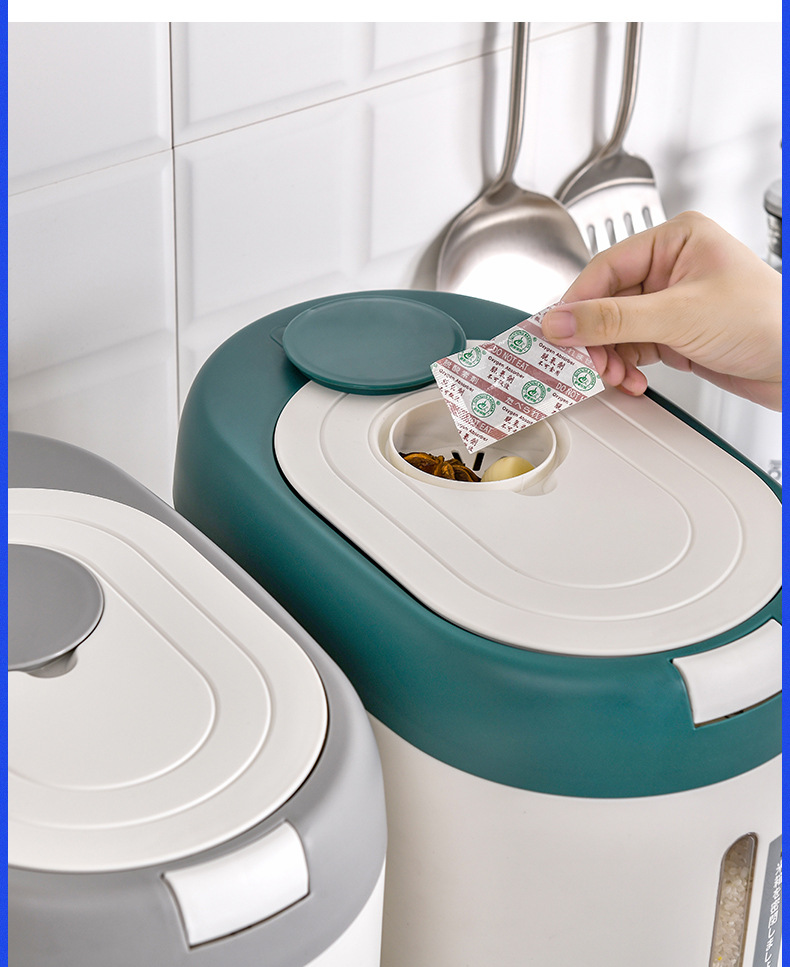 X102-2299米桶防虫防潮密封缸大米面粉猫狗粮储物家用收纳储箱详情22