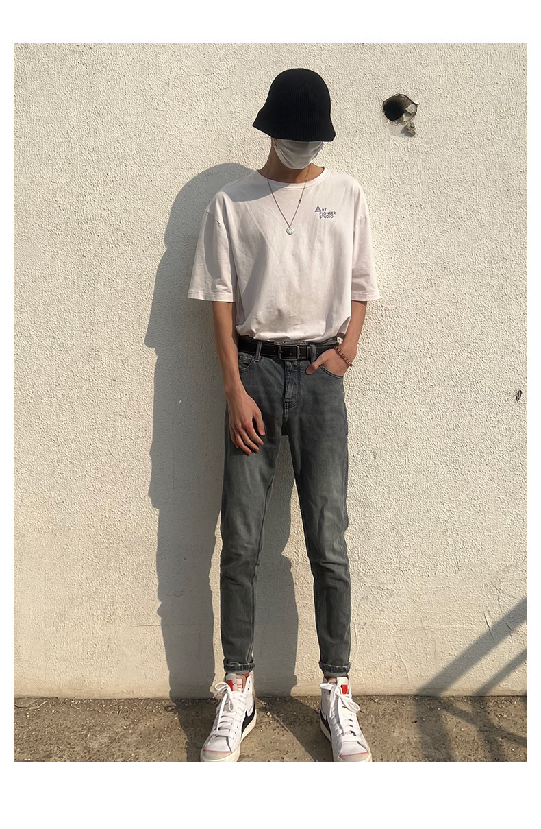 针孔新款简约年轻男士皮带牛仔裤腰带潮流百搭针扣时尚裤带皮带男详情12