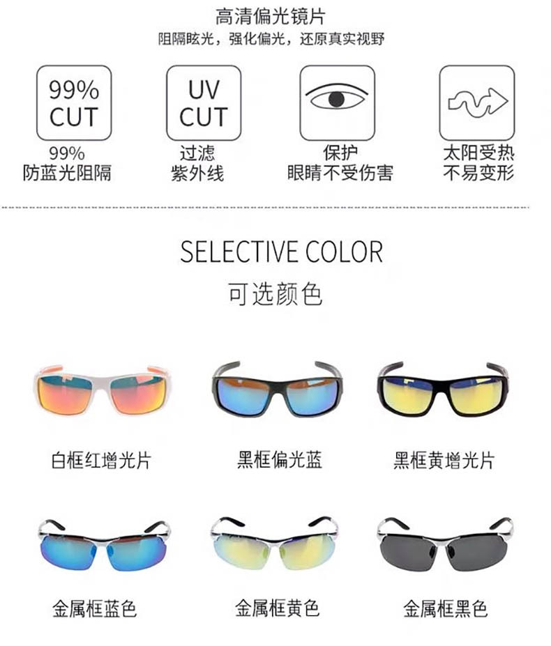 The sports and outdoor enhanced TMC high-definition anti-glare fishing mirror is used for fishing fat Goluas pic 10