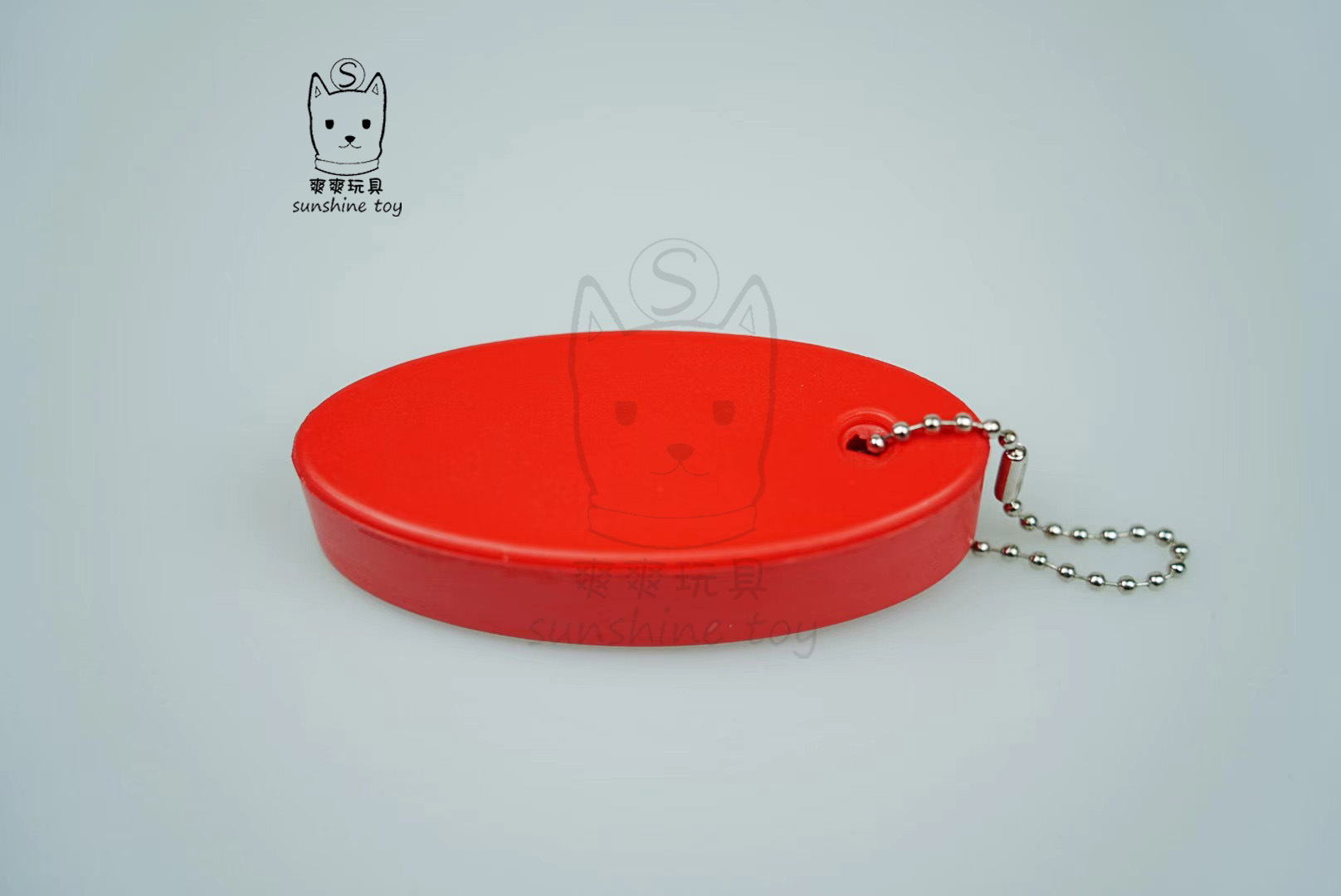 Factory direct sales of color PU foam float keychains with printed logos, water oval-shaped sponge float pendants pic 8