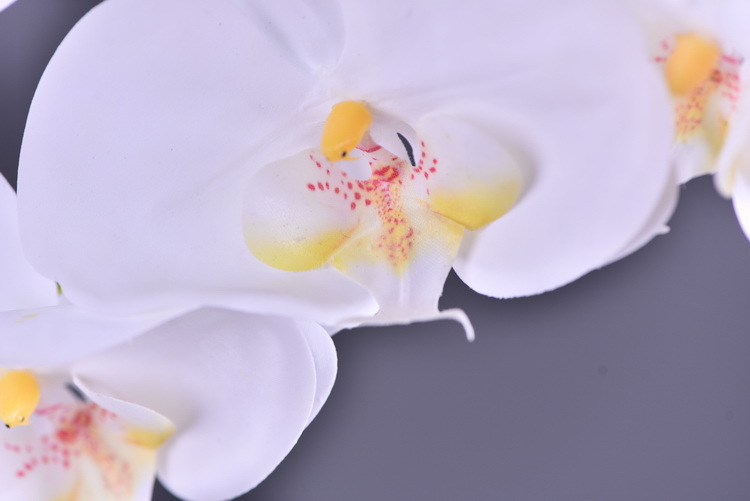 Factory supply of simulated Phalaenopsis, modern, simple and light luxury decoration, artificial flower touch, Phalaenopsis hand-painted soft decoration ornaments pic 8