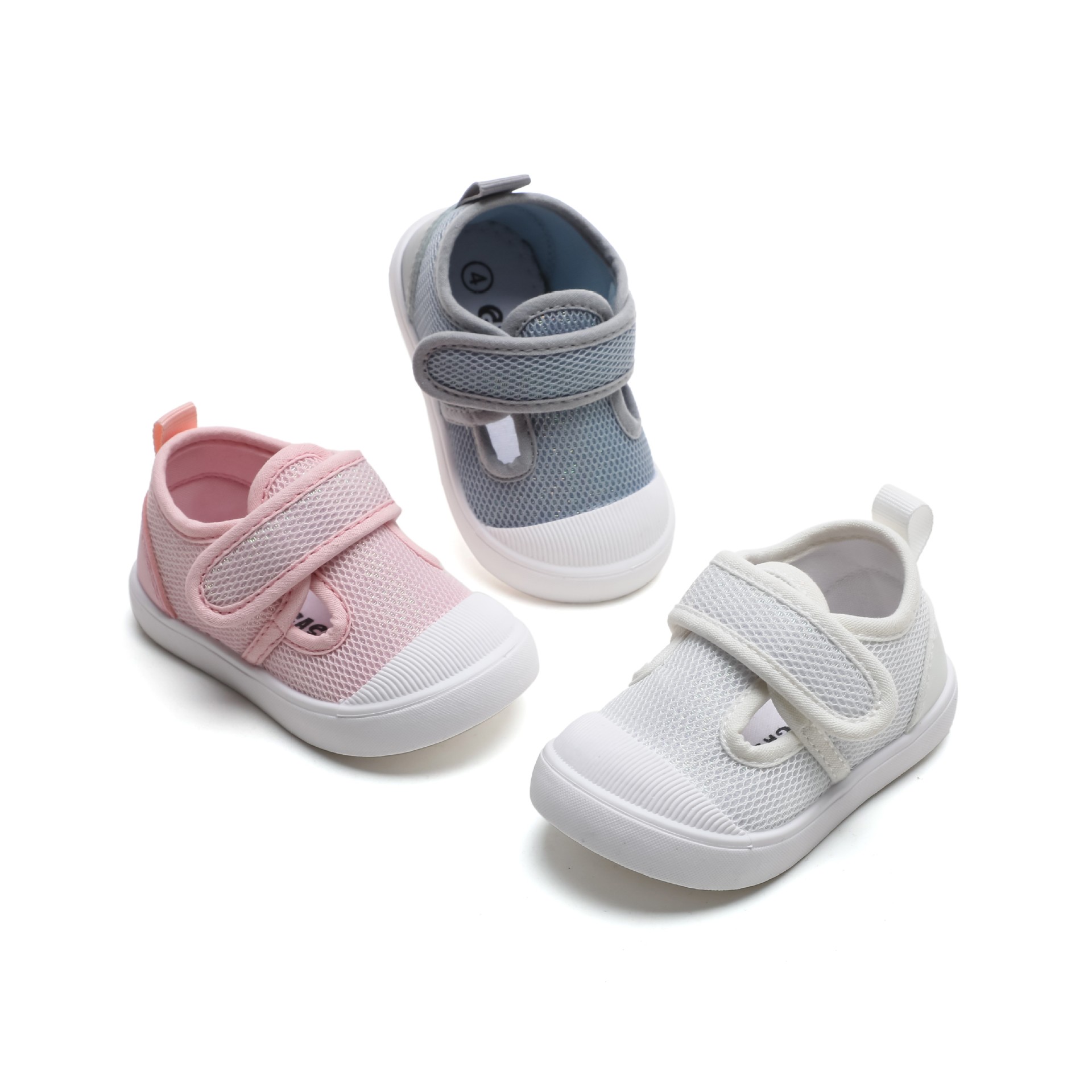 宝宝学步鞋夏季女童鞋魔术贴休闲透气网面凉鞋软底儿童室内鞋代发详情15