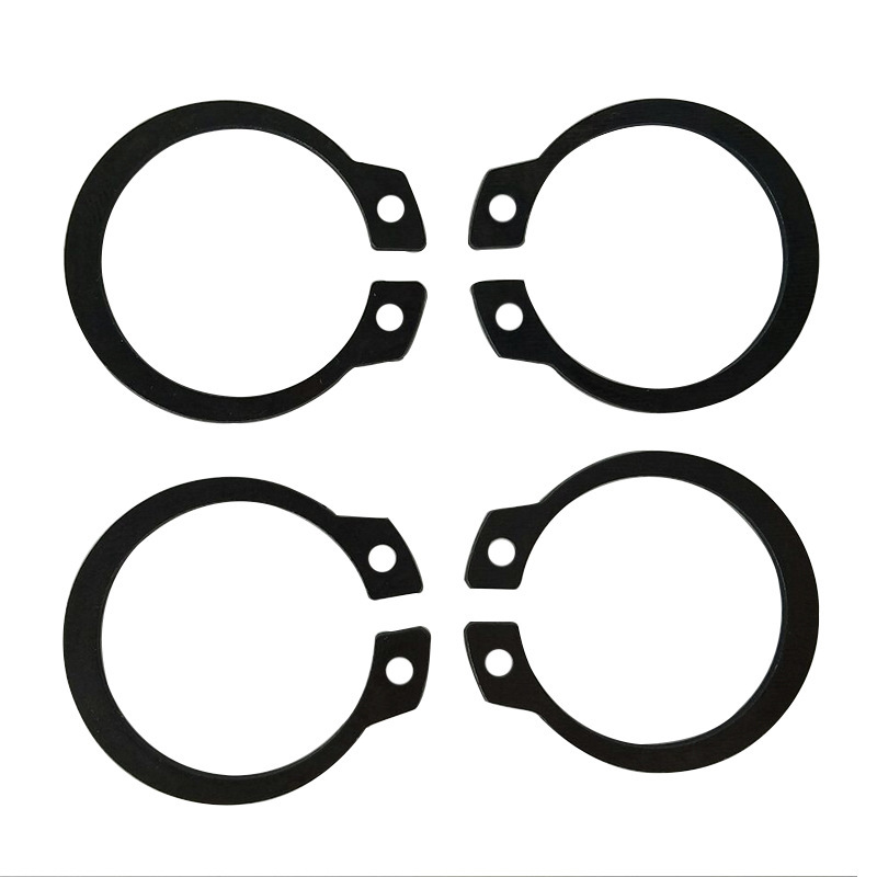 New 300PC blackened shaft retaining ring, C-shaped carbon steel retaining ring, retaining spring, open shaft retaining ring for foreign trade pic 42