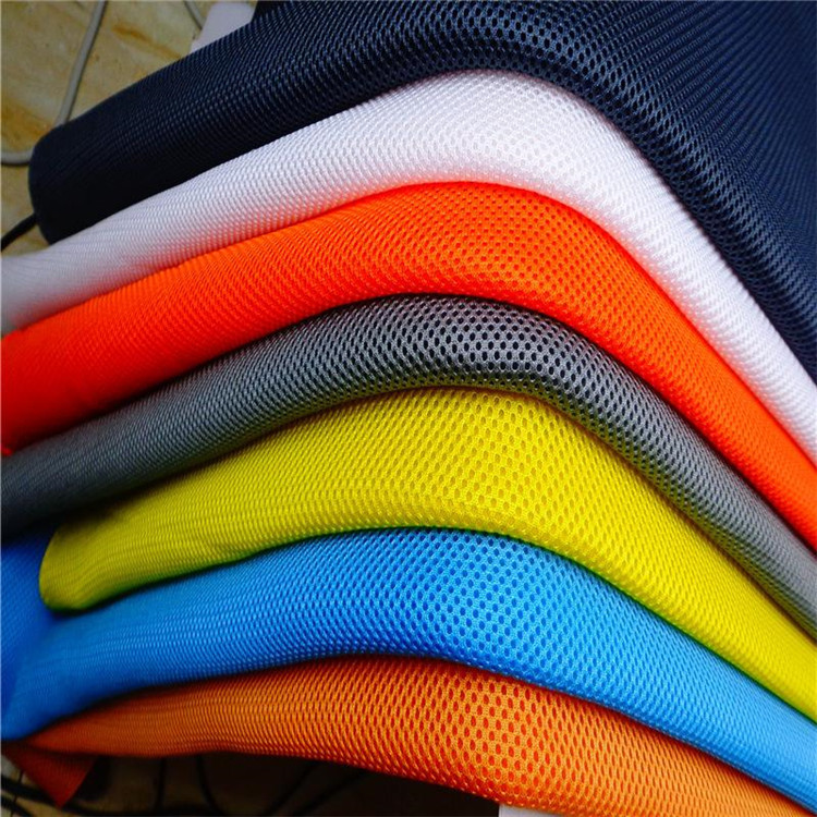 现货供应 特殊三明治网眼布 菱形透气夹层网眼布 箱包网 鞋材网布详情8