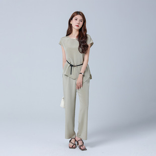 真丝t恤女无袖v领女式桑蚕丝背心女内搭春夏套头纯色上衣批发代发详情12