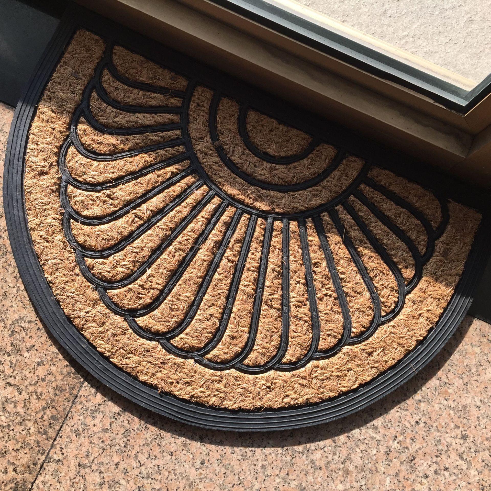 Rubber embossed coir coconut thread, coconut palm coco, coconut shell fiber, coconut tree anti-slip mat, carpet, door mat, floor mat pic 8