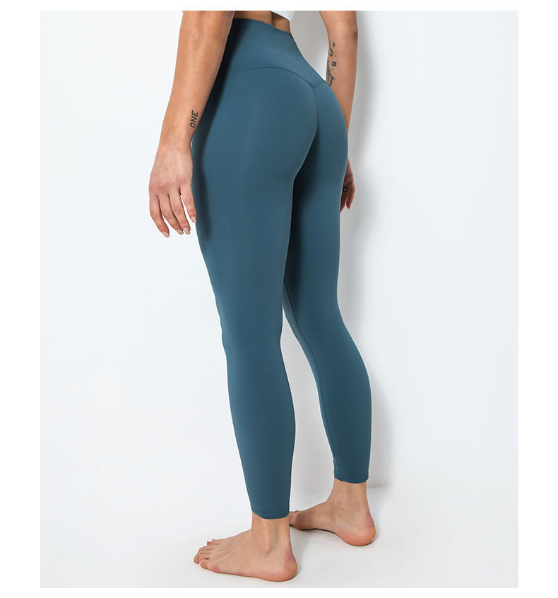 lulu瑜伽裤磨毛高腰提臀女夏外穿紧身运动跑步蜜桃臀裸感健身裤秋详情65