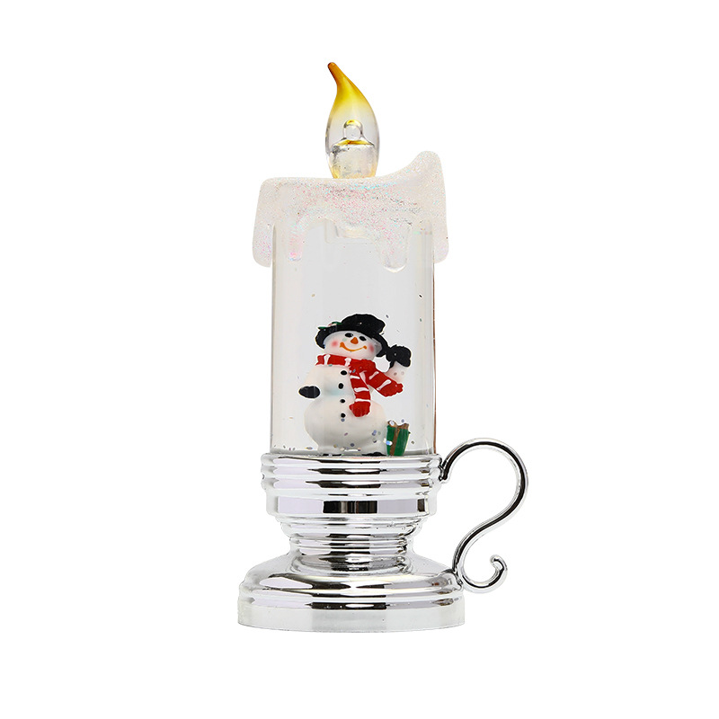 New Christmas wind light LED electronic candle Santa Claus Night Light Saint pic 5