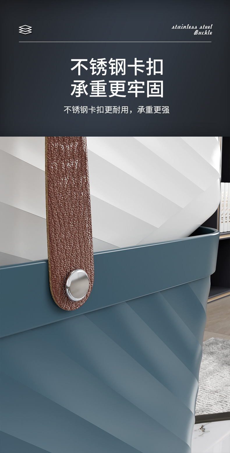 户外野餐篮子塑料日式手提收纳篮洗衣篮便捷式购物置物篮收纳筐子详情14