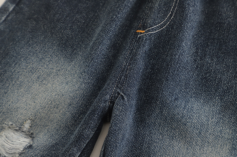 Niño niño guardarropa niño primavera otoño 2025 niño niño rayas polo manga larga jeans traje de moda fábrica pic 13