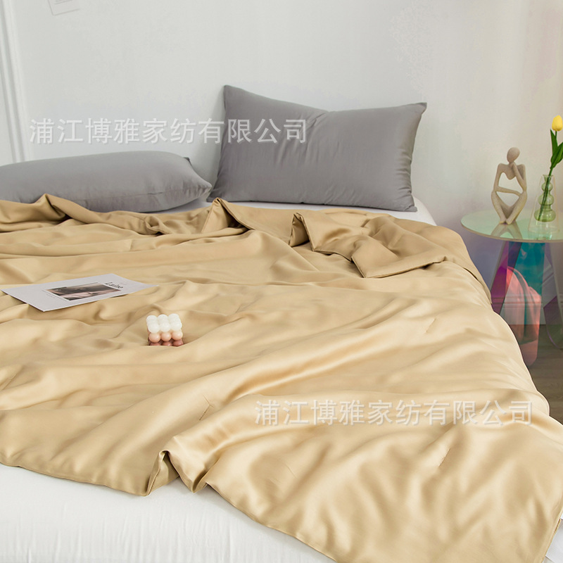 New modern and simple Muji 60s Tencel quilt, all-cotton quality ice silk summer cooling quilt, washed cotton air-conditioned quilt pic 17