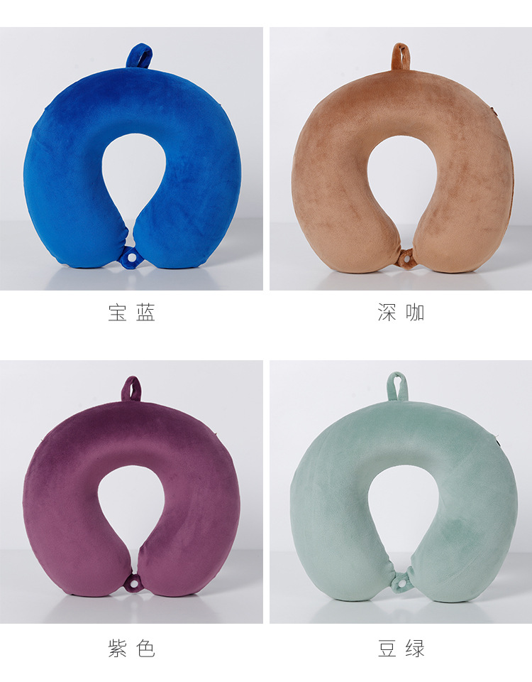 Factory direct sales of plain spandex U-shaped pillows, memory foam creative nap neck pillows, wholesale one-piece consignment, street stall cushions, street stall goods, home textile cushions pic 18