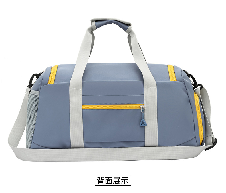 跨境新款旅行包时尚撞色大容量单肩斜挎旅行包出差行李包厂家批发详情26