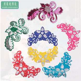 唯美刺绣梅花布贴补丁贴烫花DIY演出服装辅料汉服绣花贴片熨烫贴详情5