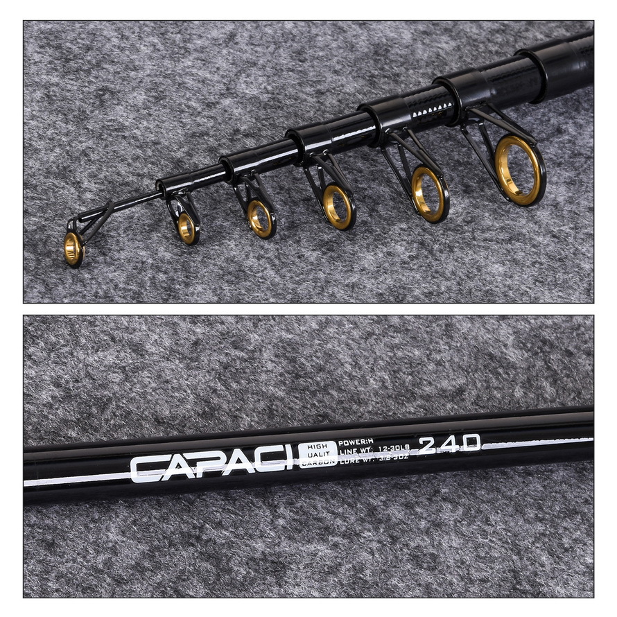 28081 CAPACI [RC Series Red and Black Ultra-Short Sea Fishing Rod] EVA Handle Small sea Fishing Rod, Lull exit pic 4