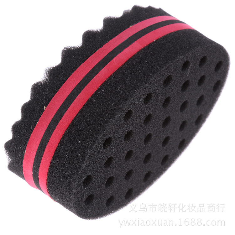 新款八字形卷发海绵 双面孔卷发海棉 卷发器详情5