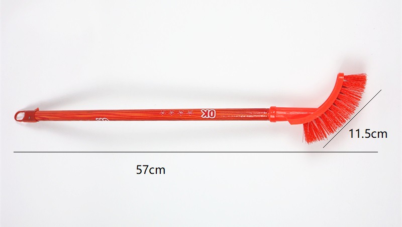 ok wooden handle toilet brush, round head and square head toilet brush, cleaning brush, Yiwu daily necessities cleaning tools pic 2