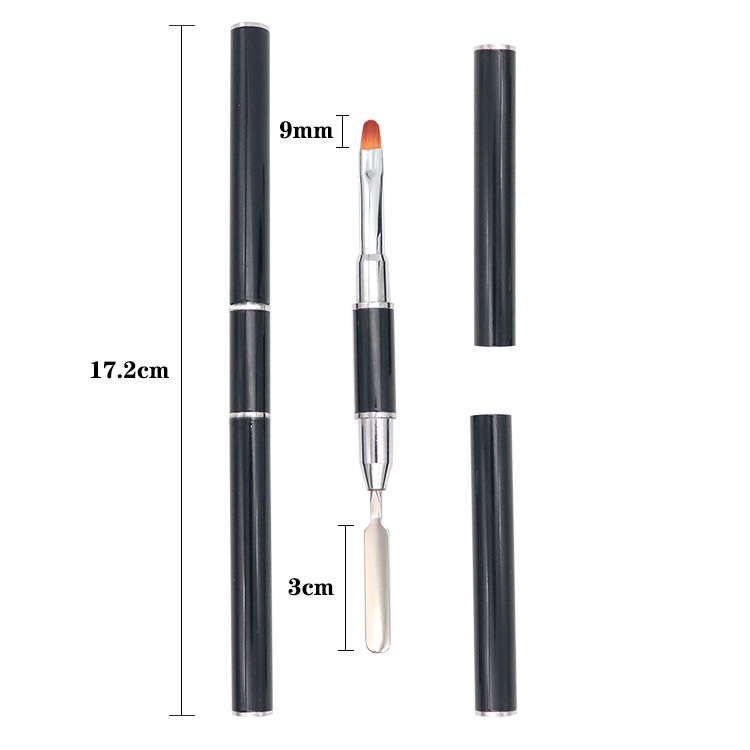 shanilak nail art Double-headed phototherapy pen, embossing stick, extension glue, crystal glue pen, dual-purpose steel push glue pen, nail art tool set, nail water drill, suitable nail art pen pic 3