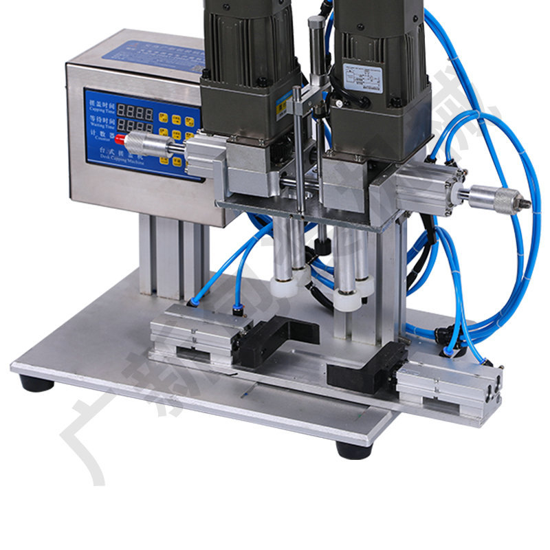 The manufacturer customizes semi-automatic benchtop capping machines, multi-functional electric capping machines and pneumatic round bottle capping machines pic 17