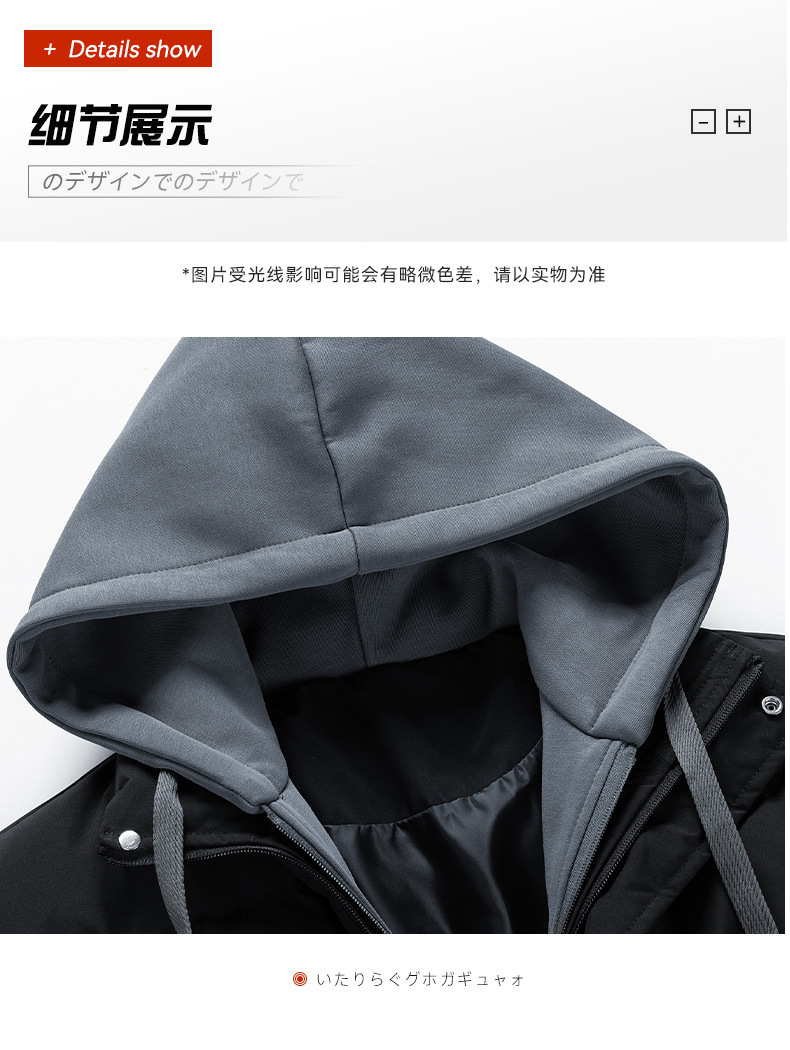 Wholesale of new and trendy winter cotton-padded jackets for men, including two thick cotton-padded jackets with hats and warm couple coats pic 23
