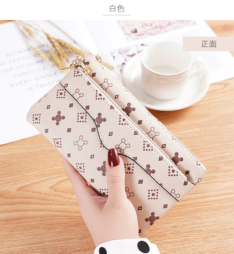 2021新款时尚印花女包手拿包手机包女士零钱包手拎包包买菜包包详情11