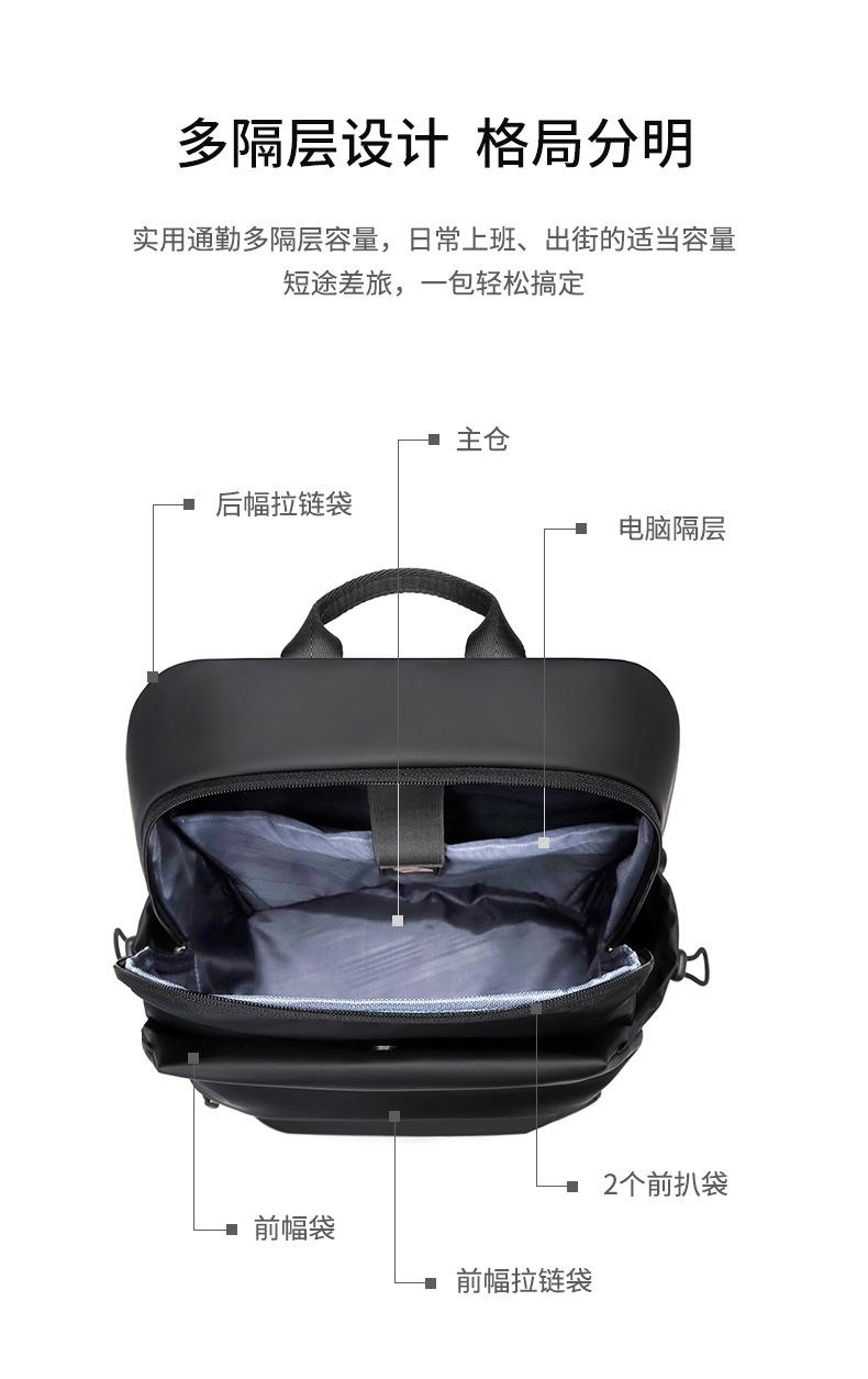 Cross-border new products: single-shoulder bags, high-quality backpacks, computer bags, business and leisure. Large quantity discounts, factory direct supply pic 20