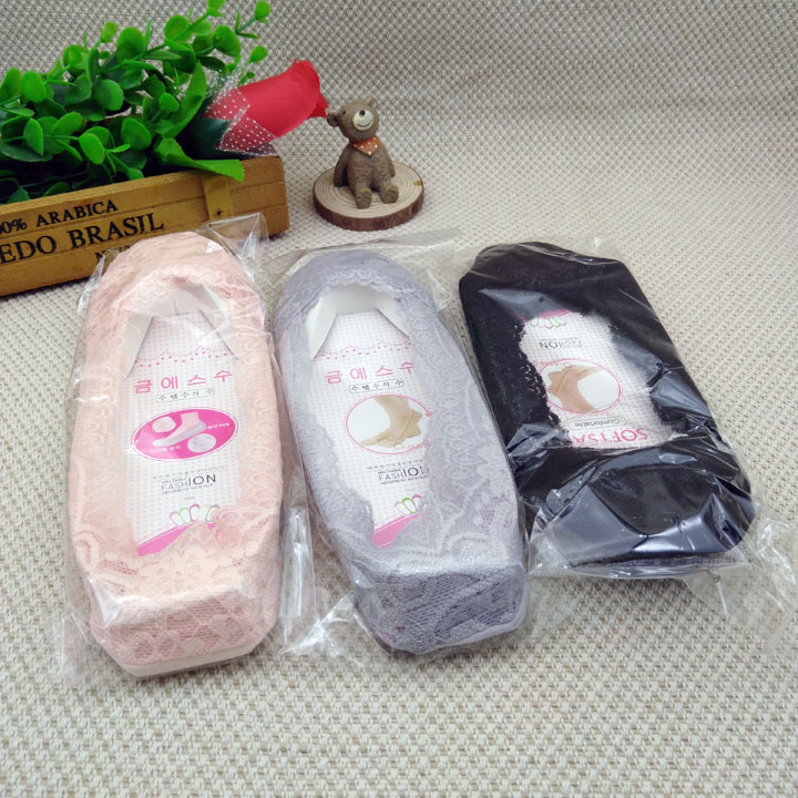 B1122 encaje calcetines de barco de mujer tridimensional calcetines invisibles calcetines de puesto de piso calcetines deportivos calcetines de ocio tienda de yiwu 2 yuan pic 4