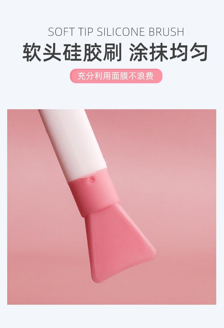Double-headed silicone mask brush, makeup brush, facial cleanser, facial mask stick, beauty application tool factory direct sales, exclusive for foreign trade, exclusive for foreign trade pic 4