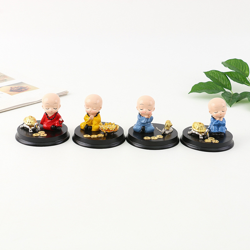 New creative resin handicrafts for little monks, Zen incense burners, decorative lines, incense holders and gift ornaments pic 7