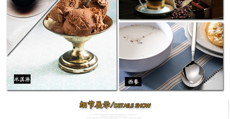 Elegant and charming, shy flower bud coffee spoon, retro long-handled spoon, alloy dessert spoon (JY50) pic 33