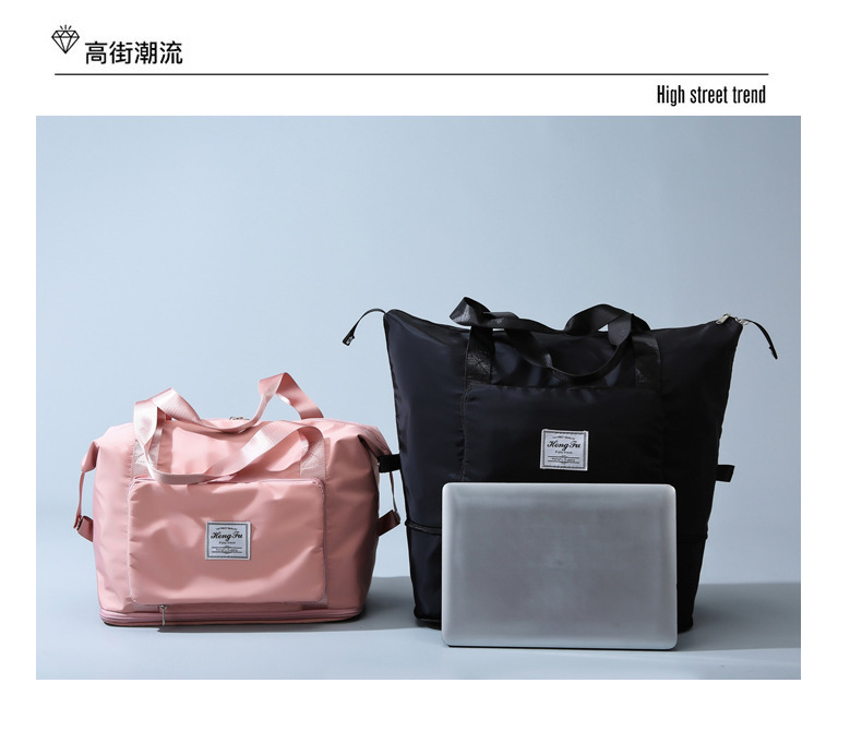 Wholesale dry and wet separation sports hand-held shoulder bags, yoga and fitness bags, folding and storage large-capacity travel bags, LOGO pic 30