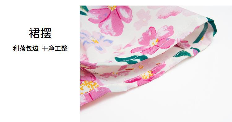 图图小象女童秋季童装儿童韩版碎花连衣裙洋气针织开衫宝宝套装详情12