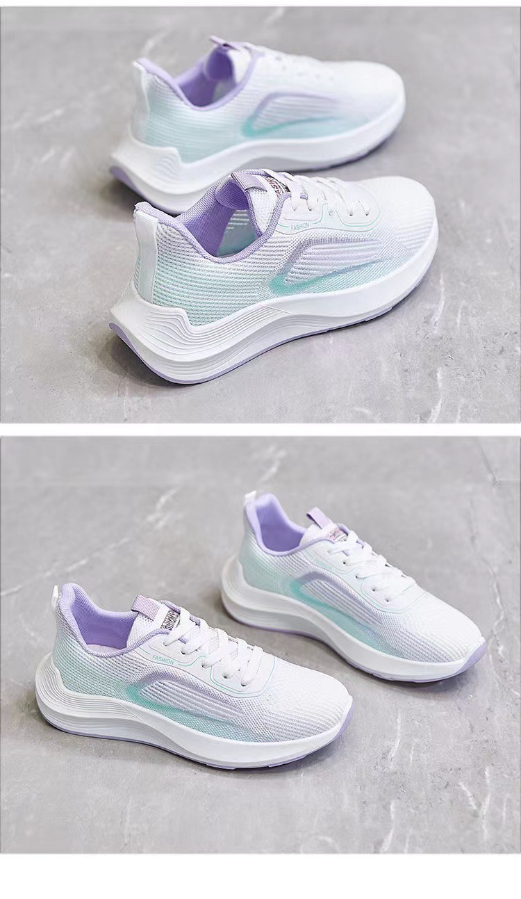 休闲女鞋批发运动鞋女士时尚潮流时尚飞织面透气女士轻便运动女鞋详情16