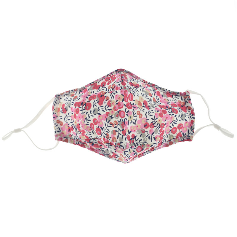 防尘防晒透气口罩 小碎花棉布口罩防粉尘棉布艺口罩厂家批发详情8