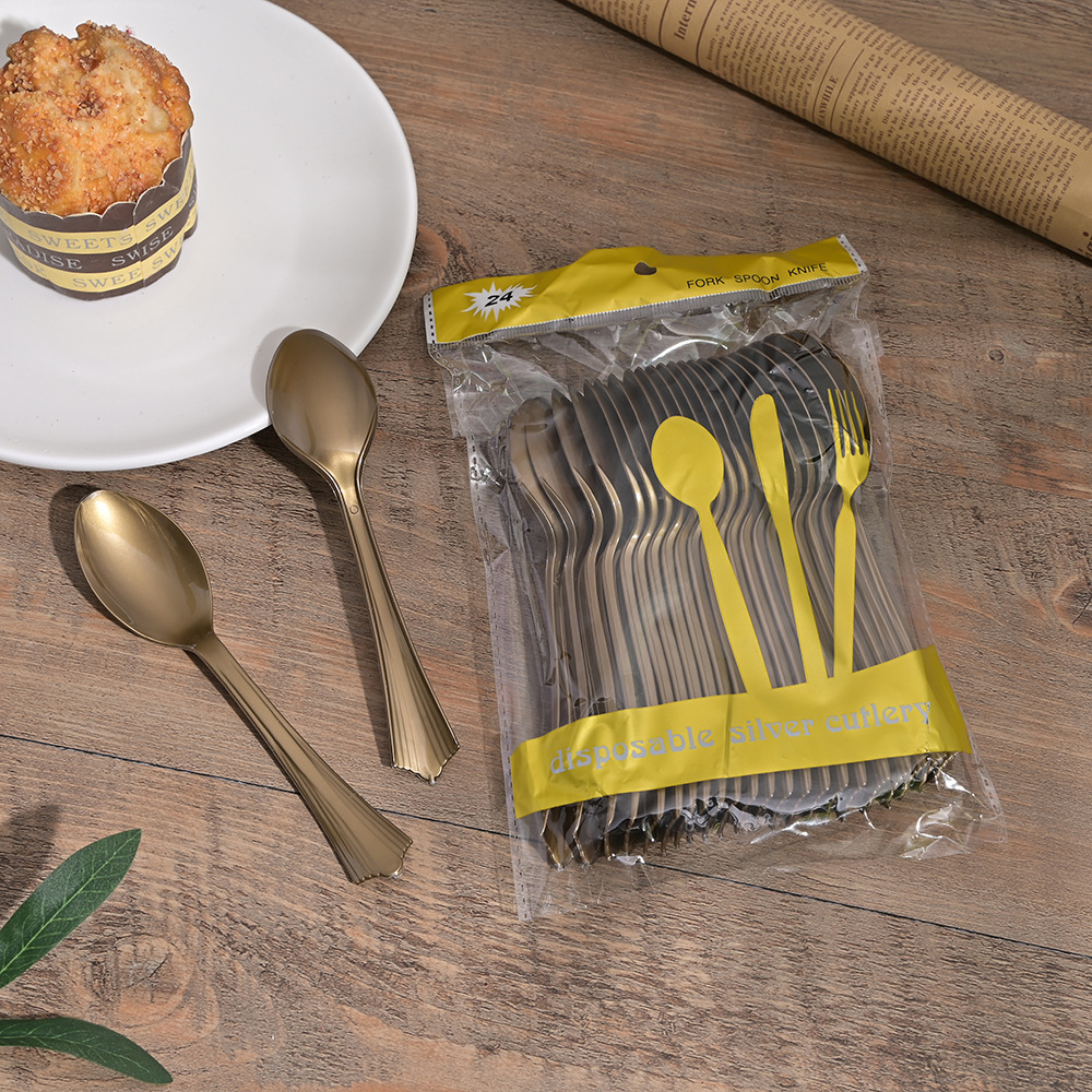 24 sets of multiple selectable spoon sets for cake shops, desserts, tableware and spoons, wholesale from the manufacturer pic 9