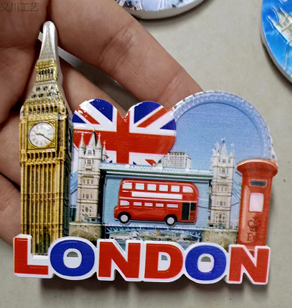 厂家直销  英国包包靴子小汽车造型3D立体树脂冰箱贴磁力贴现货批发详情10
