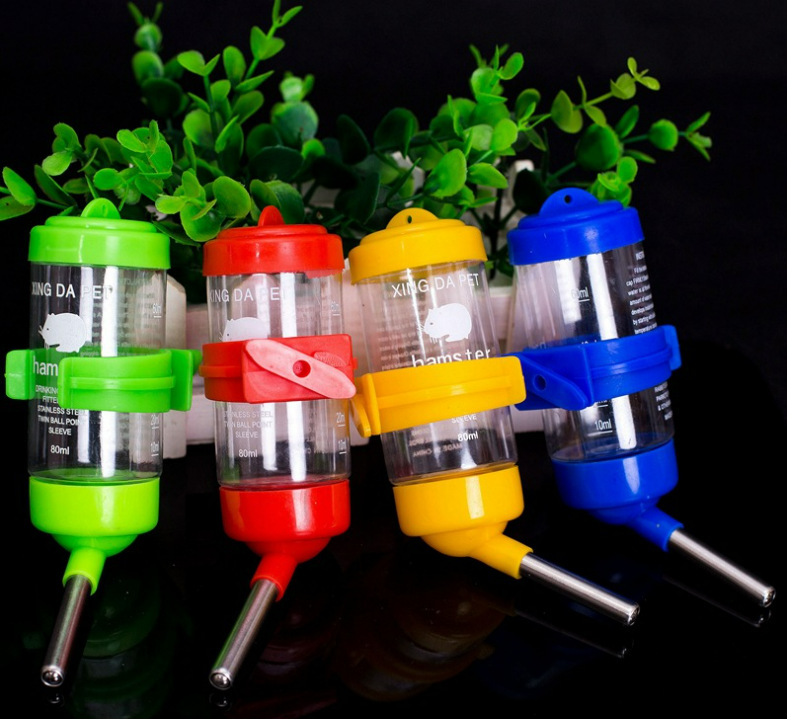 宠物用品仓鼠水壶 小宠物不锈钢自动喂水器 仓鼠龙猫兔子饮水器详情1
