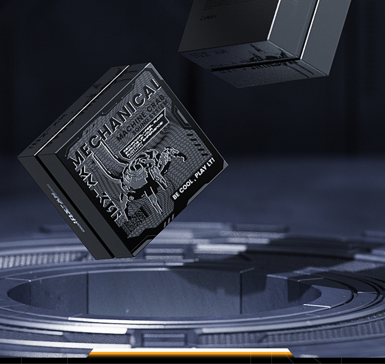 Jixie Wireless Bluetooth speaker, small subwoofer combination, mechanical RGB light, decorative item, mecha-style TWS connected speaker pic 27