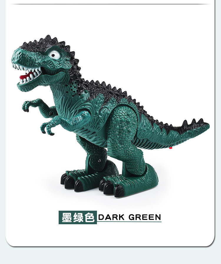 Walking, sound-emitting, illuminated, electric dinosaur toys, simulated Tyrannosaurus rex animal models, wholesale birthday gifts for children pic 12