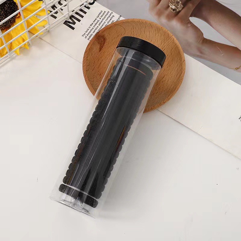 Colorful rubber bands, high ponytail leather straps, hair ties, high-elasticity and durable hair ties for girls in summer, simple hair bands for tying hair pic 5