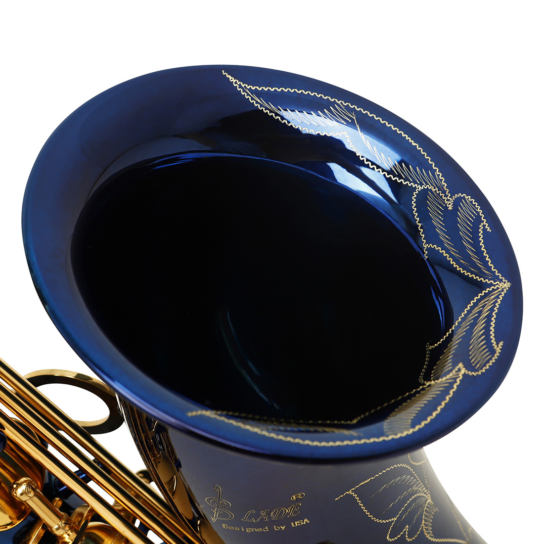 LADE降B调次中音萨克斯手工雕花鲍鱼壳管体乐队专业演奏saxophone详情17