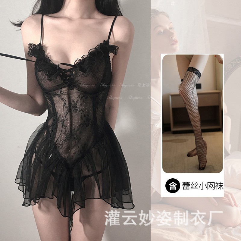 性感情趣内衣透明睡衣性趣调情制服诱惑挑逗用品激情套装透视7001详情12