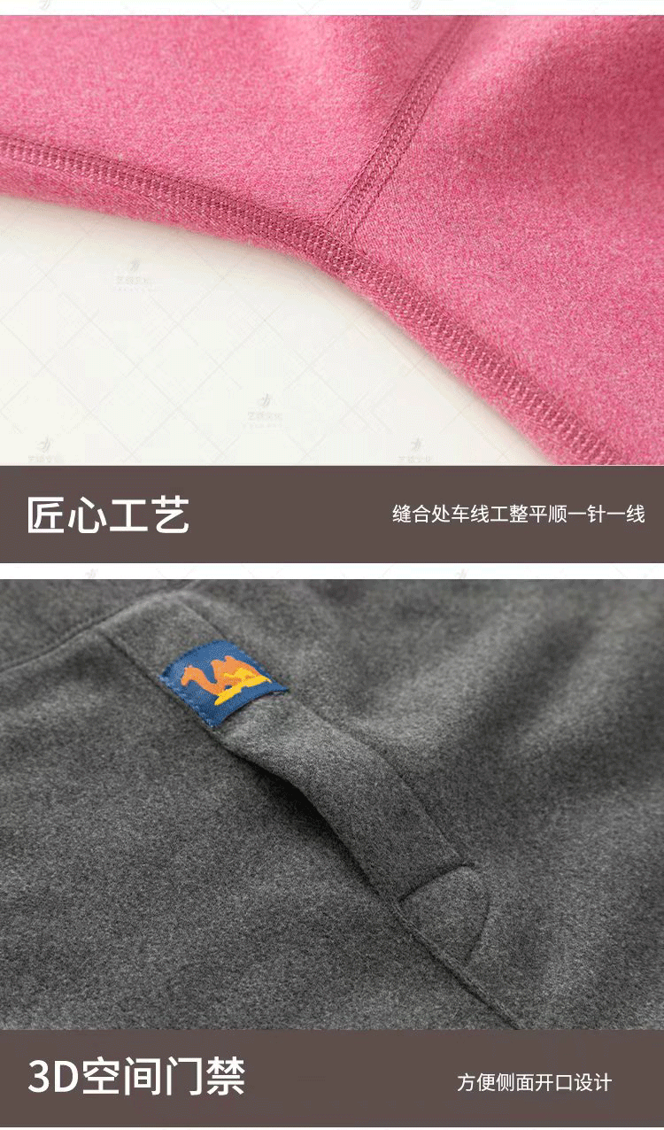 保暖裤女士加厚加绒棉裤冬季内穿棉毛裤男士羊羔绒驼绒打底裤秋裤详情21