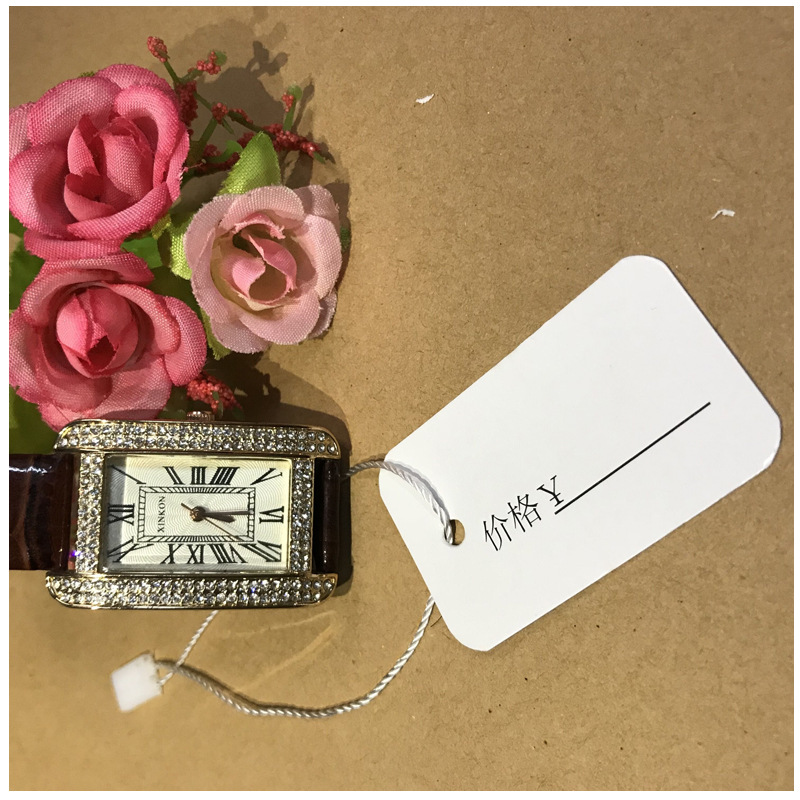 Custom-made jewelry labels, price tags for lamps, curtain tags, price tags for lanyards, lighting fixtures, and clothing price tags pic 6